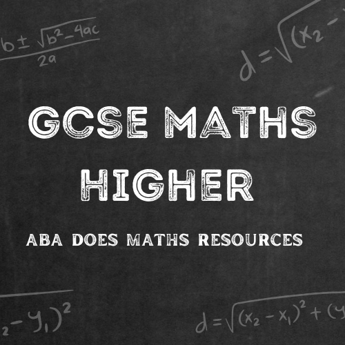 GCSE Higher Maths: Revision List and Revision Plan