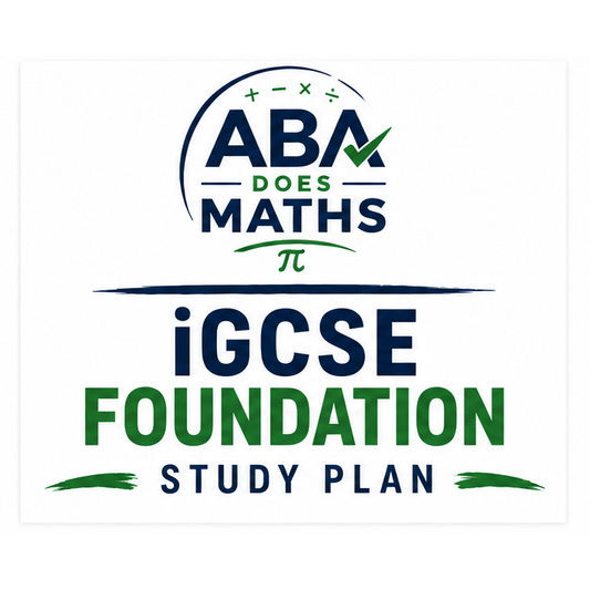 iGCSE Foundation Maths: Revision List and Revision Plan