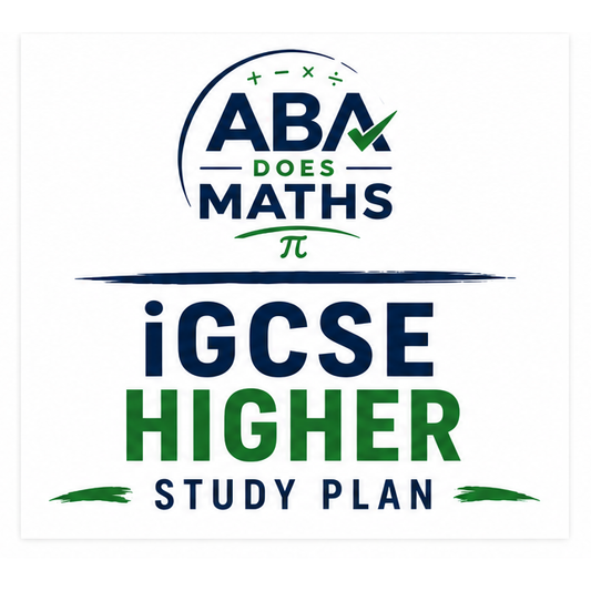 iGCSE Higher Maths: Revision List and Revision Plan