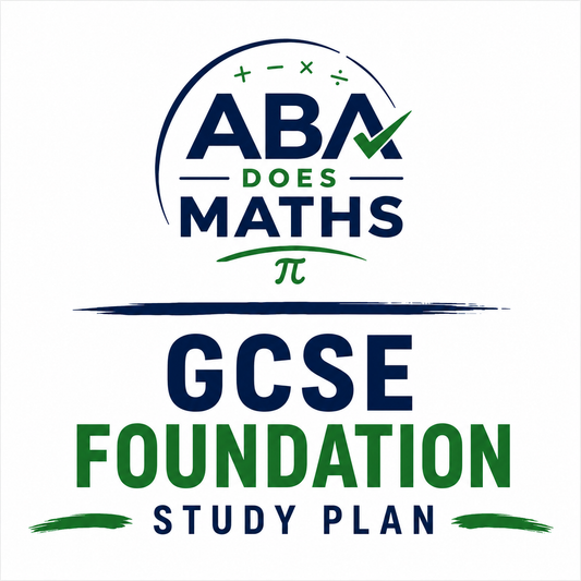 GCSE Foundation Maths: Revision List and Revision Plan